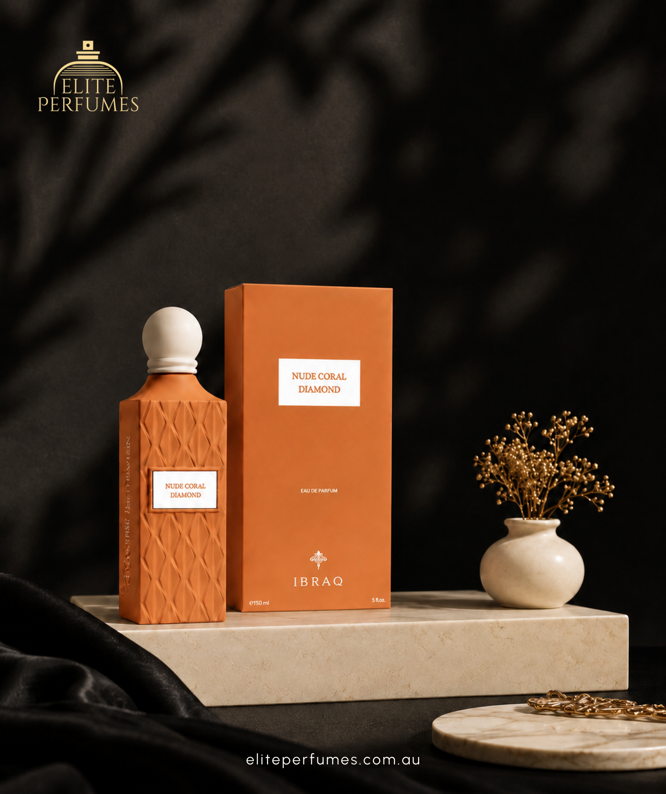 Nude Coral Diamond EDP 150mL Ibrahim Al Qurashi
