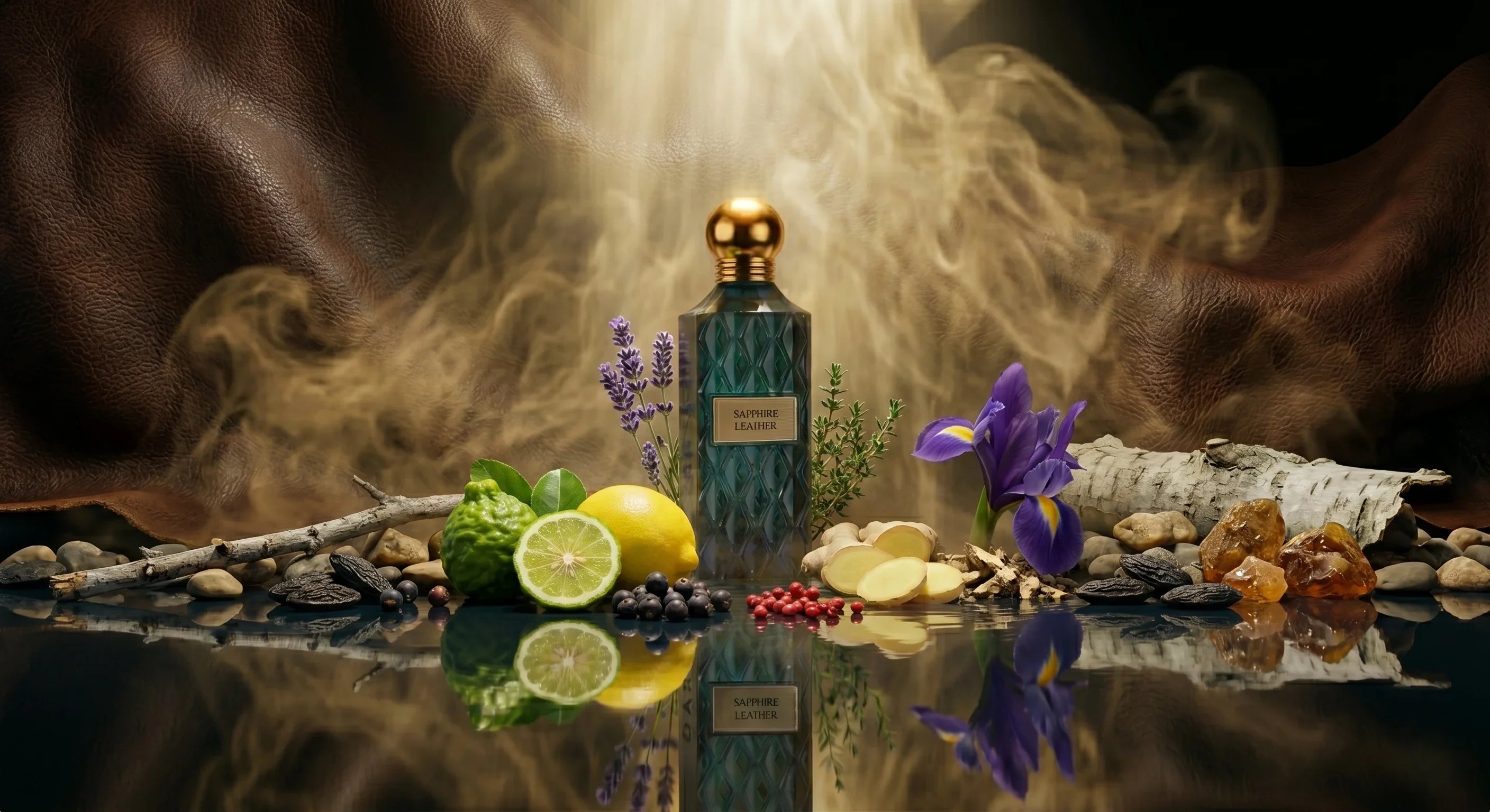 Sapphire Leather EDP 150mL by Ibrahim Al Qurashi